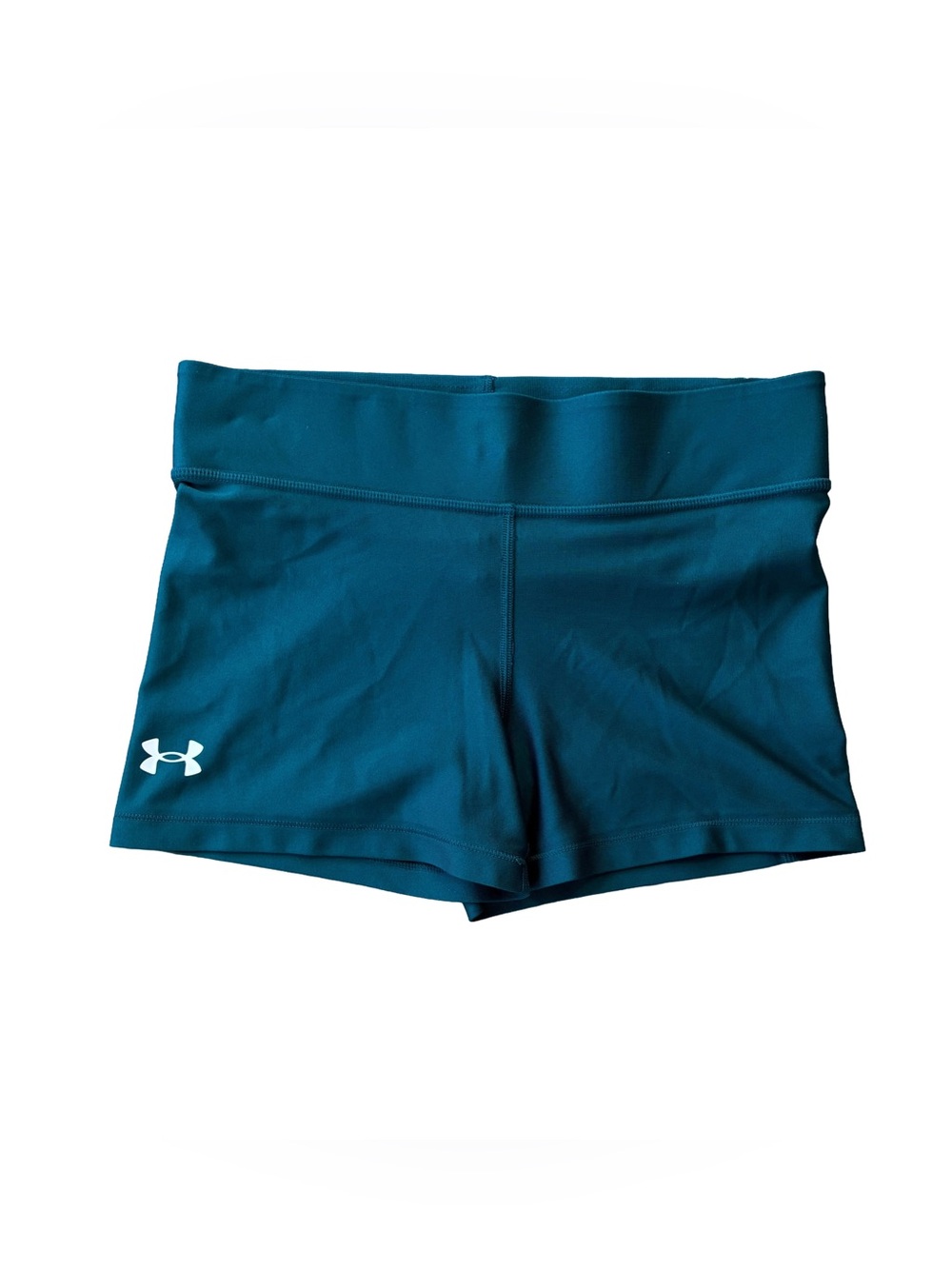 Under Armour Teal Fitted Gym Shorts | Size Small